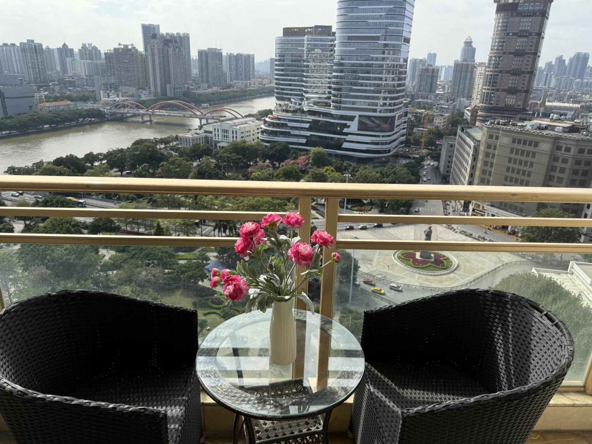 Waifiden Guangzhou Haizhu Square Wanyi Apartment エクステリア 写真