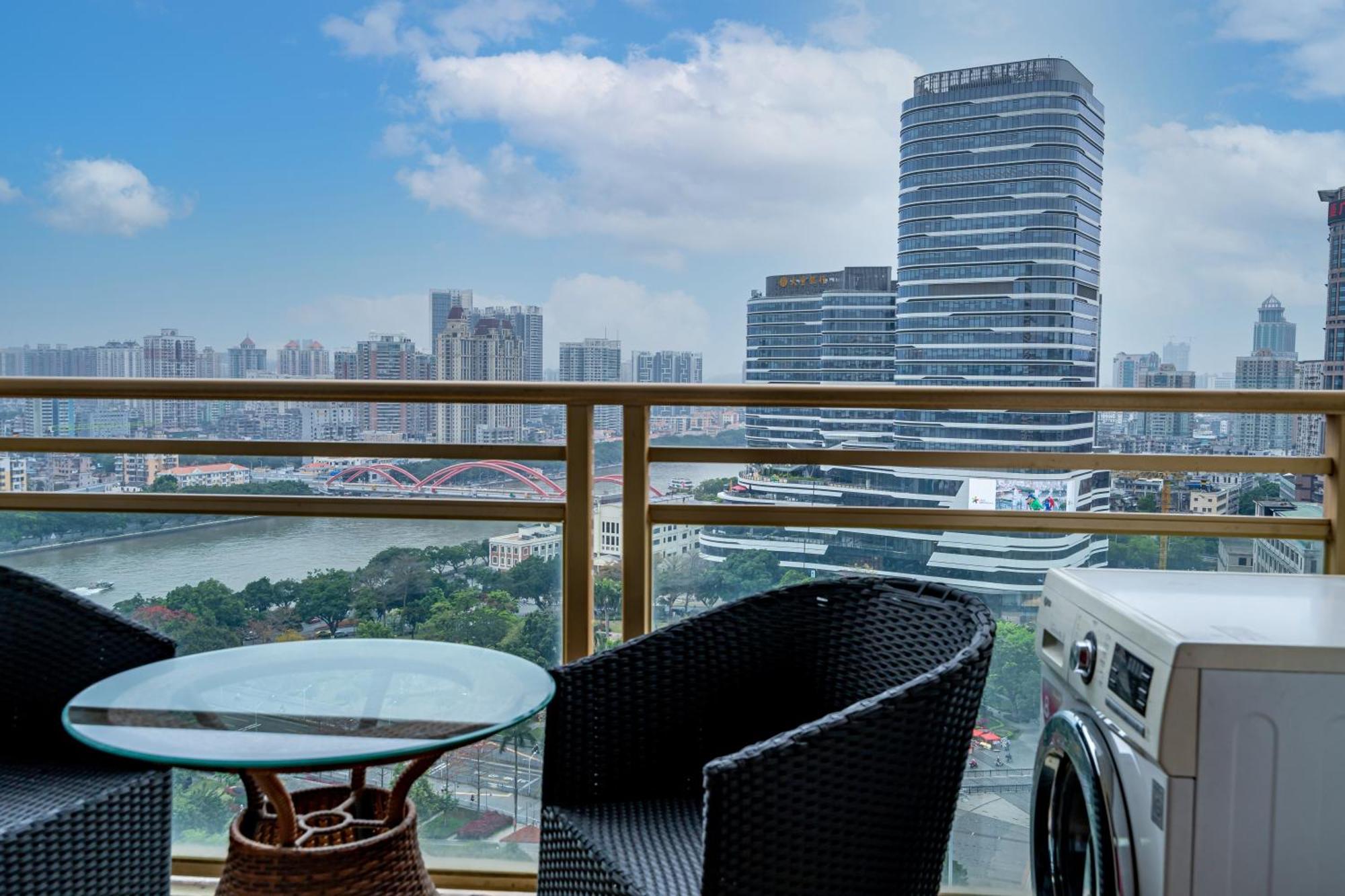 Waifiden Guangzhou Haizhu Square Wanyi Apartment エクステリア 写真