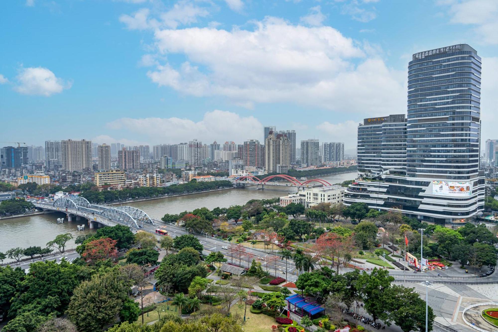 Waifiden Guangzhou Haizhu Square Wanyi Apartment エクステリア 写真